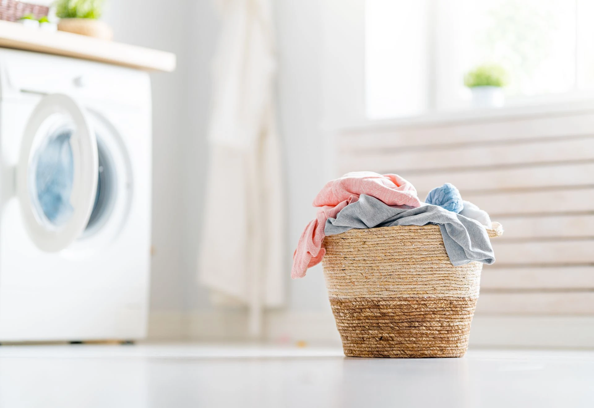 Fresh laundry prepared for a guest
